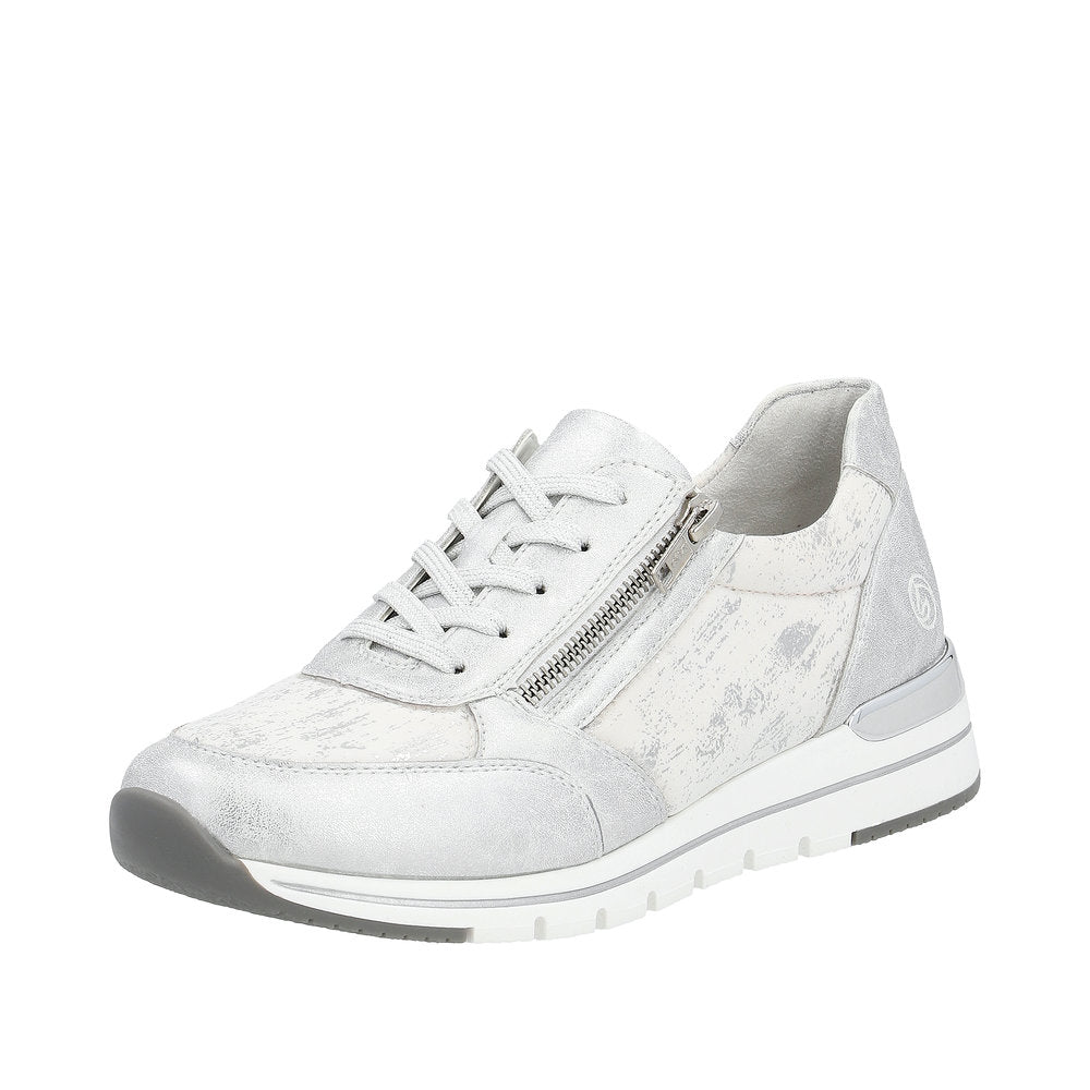 Remonte R6700-91 White / Silver Trainers