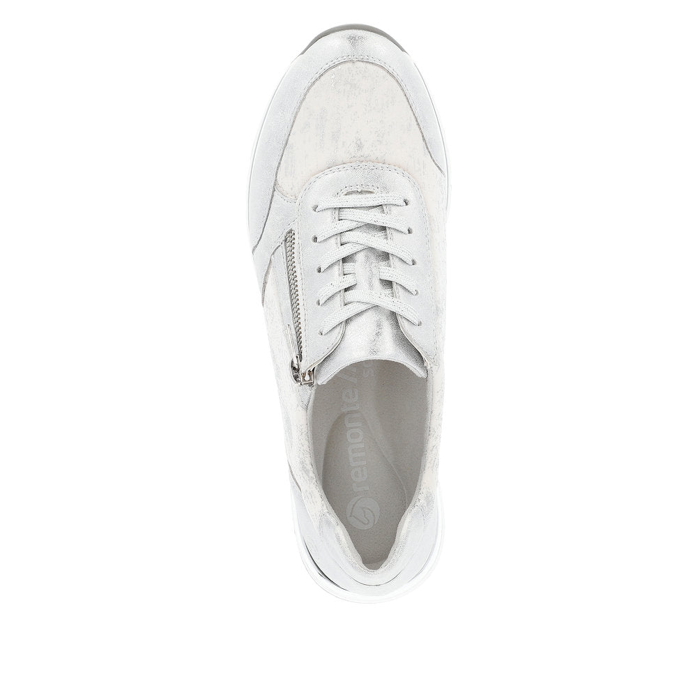 Remonte R6700-91 White / Silver Trainers