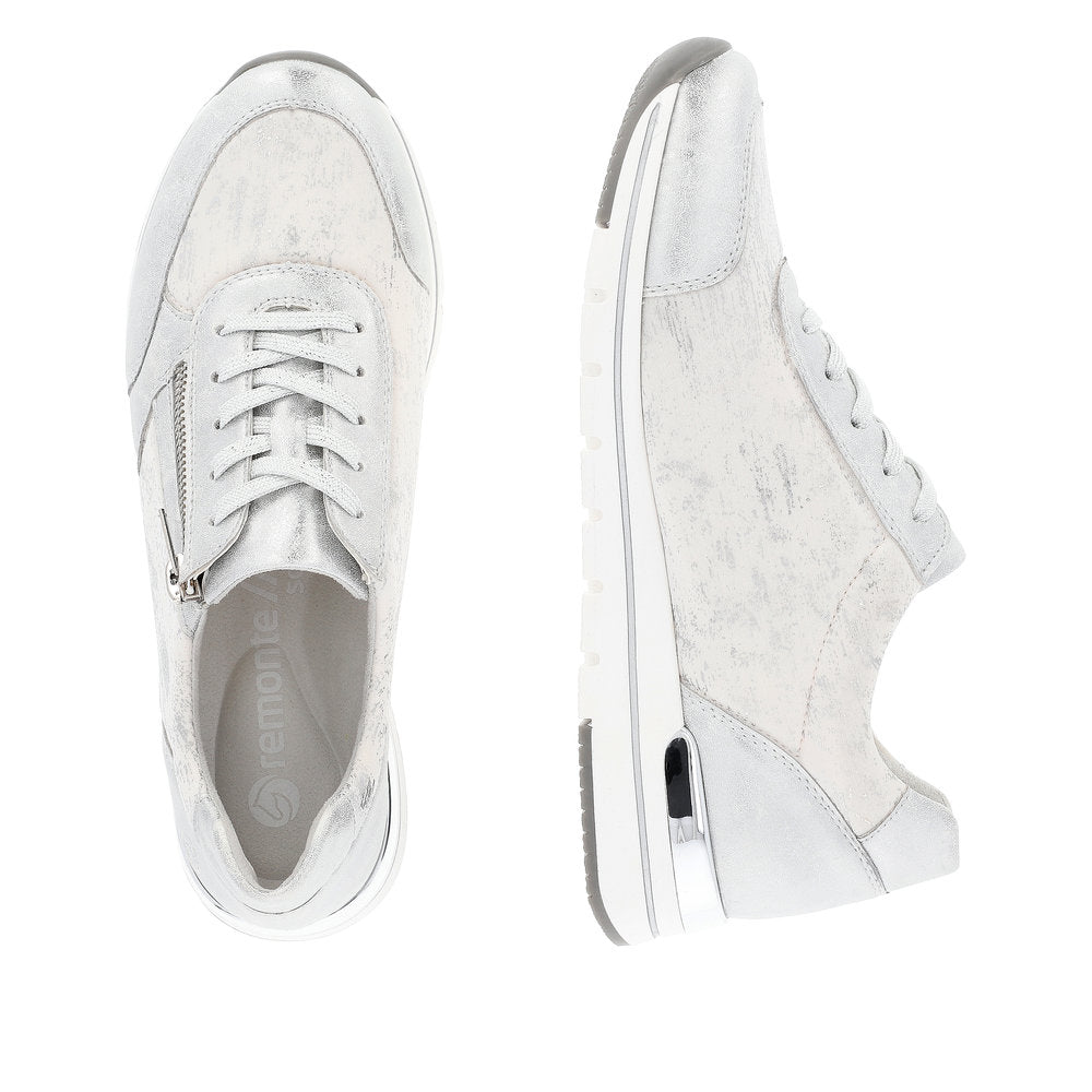 Remonte R6700-91 White / Silver Trainers