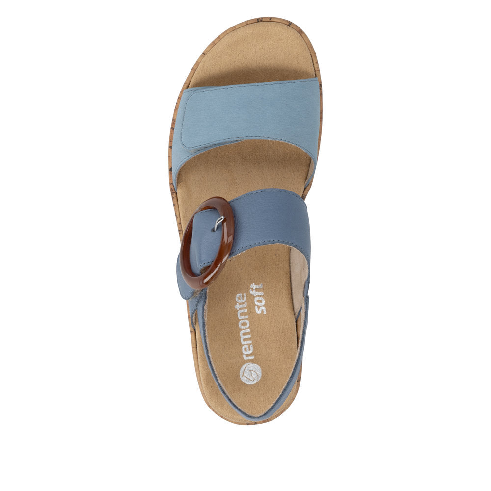 Remonte R6853-15 Jeans Blue Sandals