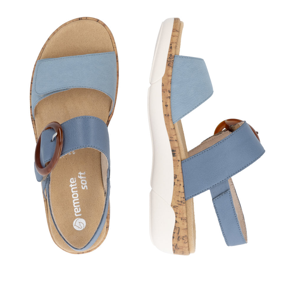 Remonte R6853-15 Jeans Blue Sandals