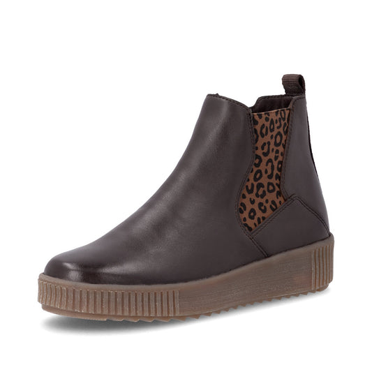 Remonte R7994-27 Brown Combination Mid Height Boots