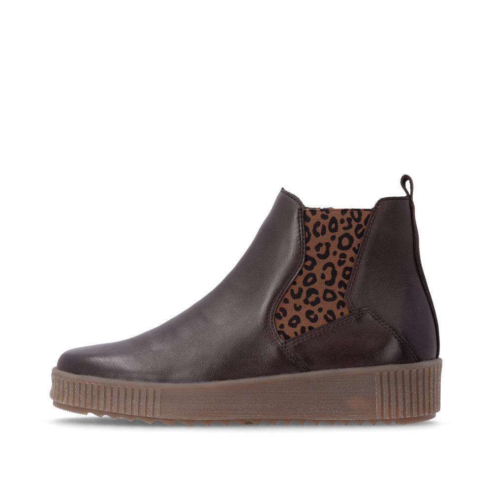 Remonte R7994-27 Brown Combination Mid Height Boots