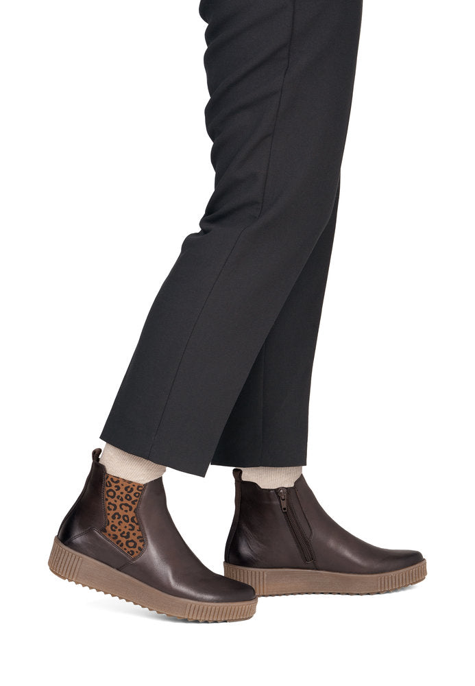 Remonte R7994-27 Brown Combination Mid Height Boots