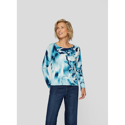 Rabe 53-113600 3343 Peacock Blue Pullover