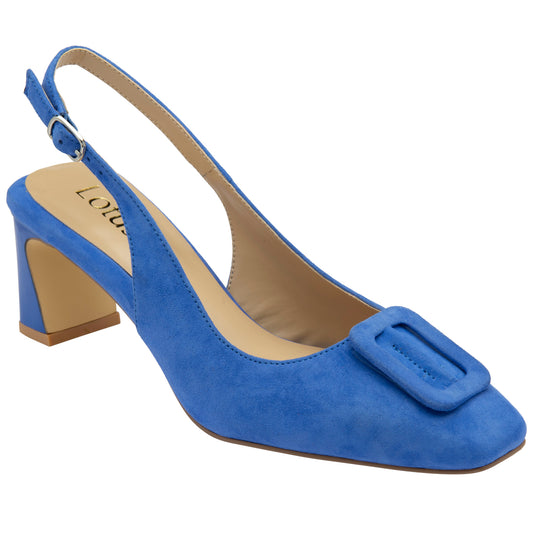 Lotus Rochelle Cornflower Blue Suede Shoe