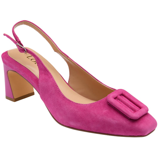 Lotus Rochelle Pink Suede Shoe
