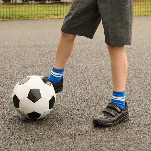 Start Rite Rocket Black Leather School Shoes