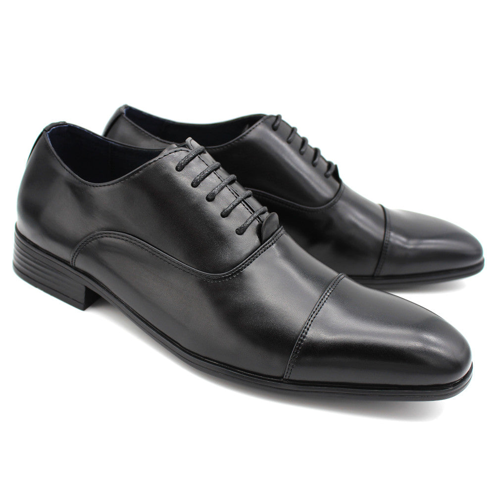 Smart Regan Black Formal Shoes