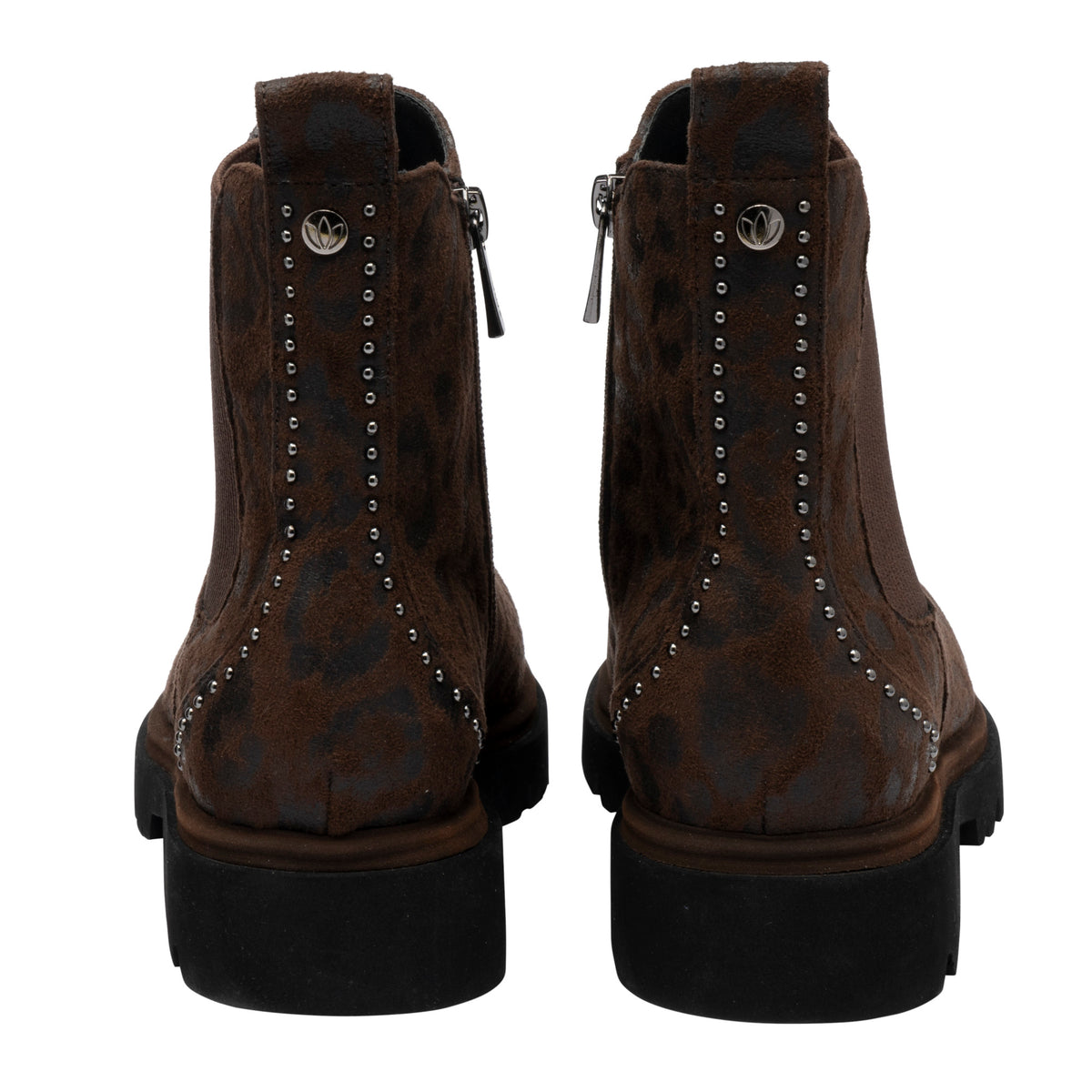 Lotus Selma Brown Leopard Boots