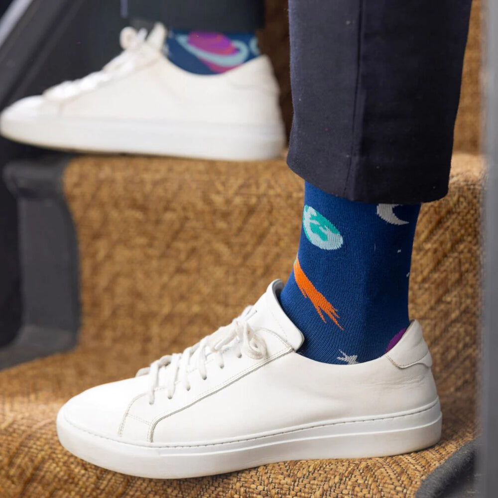 Swole Panda Outer Space Socks