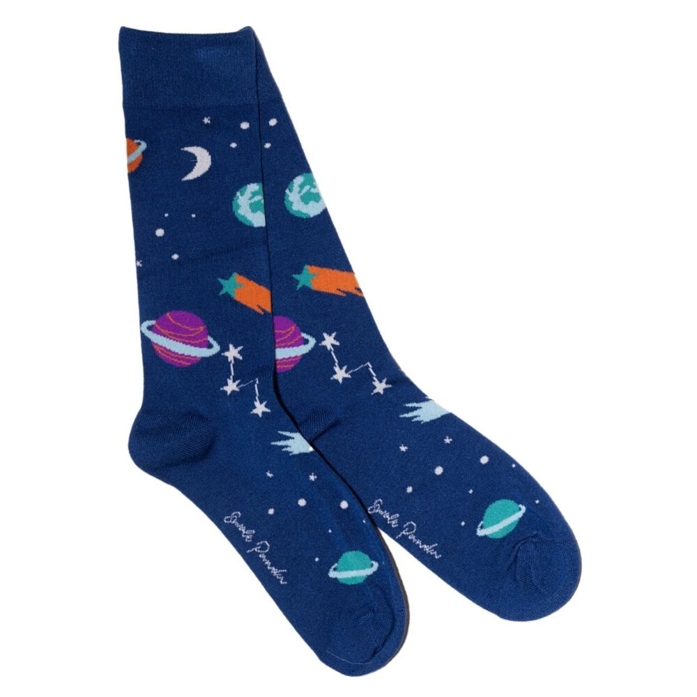 Swole Panda Outer Space Socks