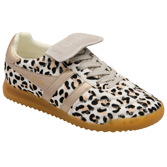 Gola Stadium ’86 Sahara Snow Leopard/Gold Trainers