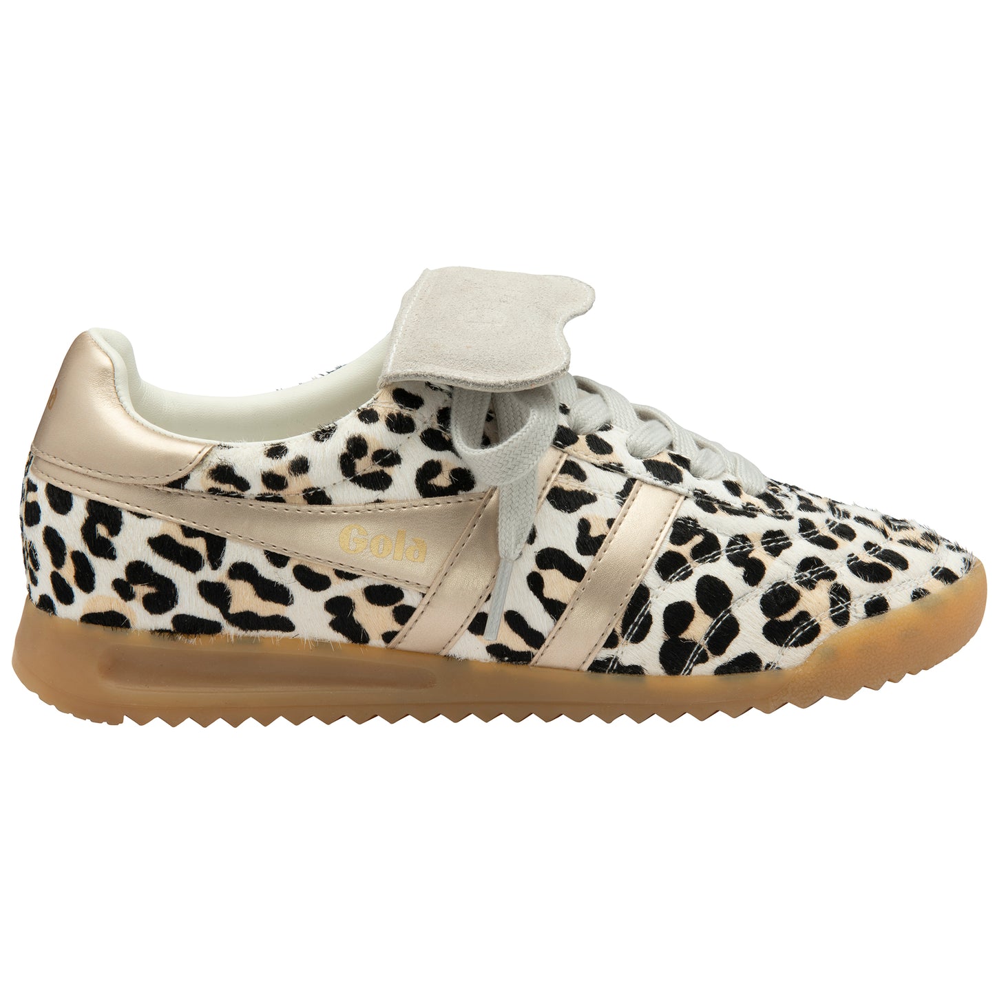 Gola Stadium ’86 Sahara Snow Leopard/Gold Trainers