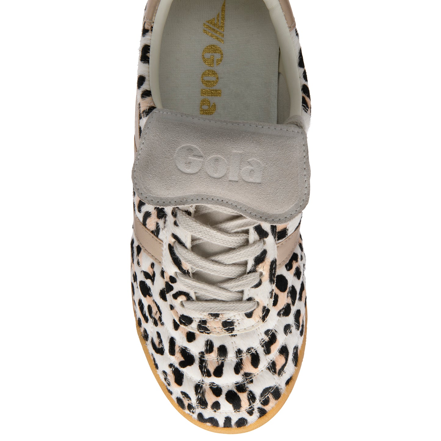 Gola Stadium ’86 Sahara Snow Leopard/Gold Trainers
