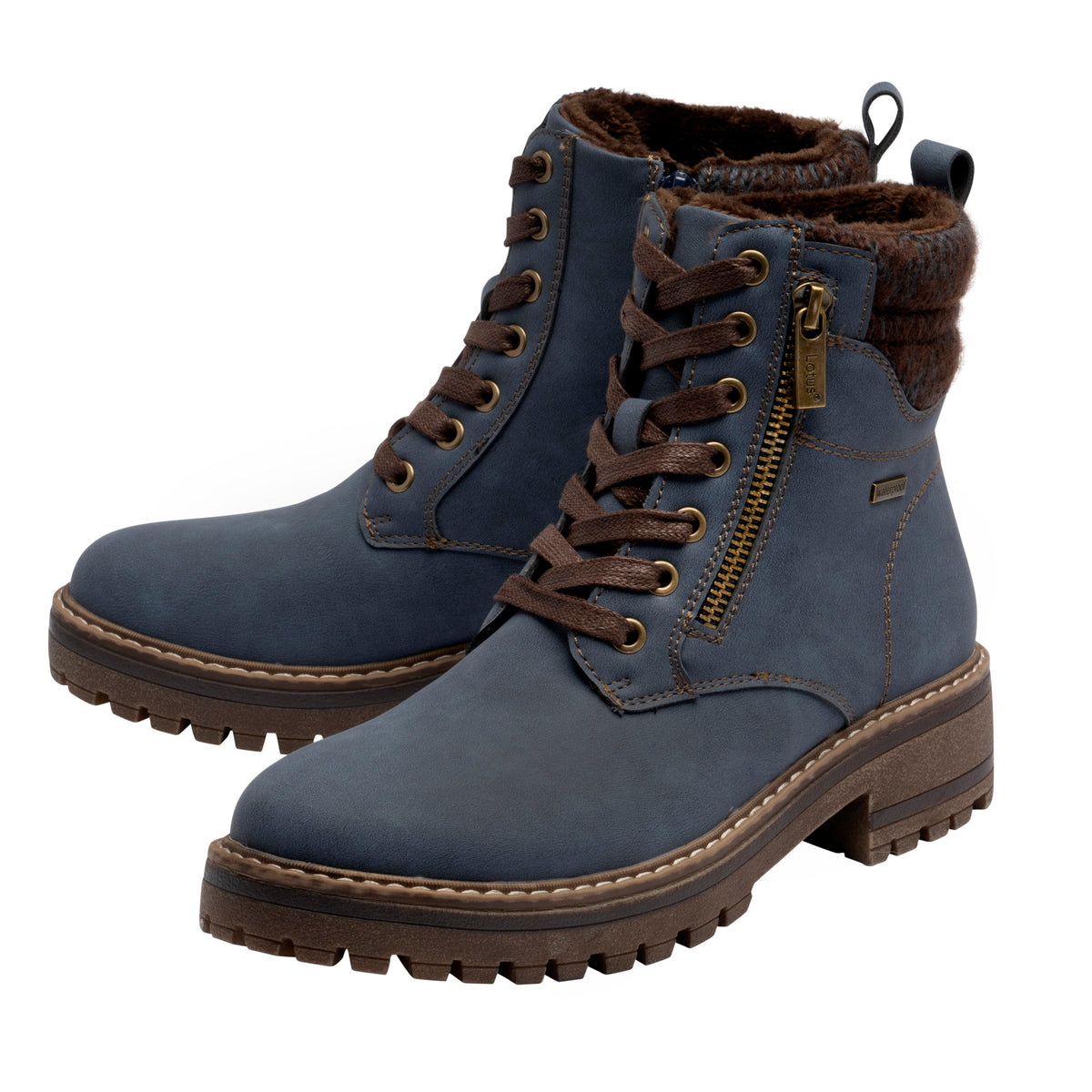 Lotus Stefani Blue Boots