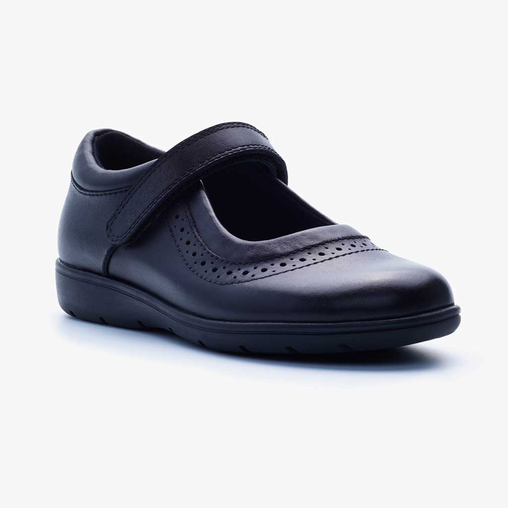 Term Star Black School Shoes