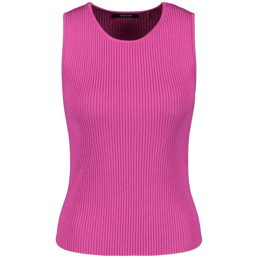 Taifun 572314 15015 3420 Fuchsia Knit Top