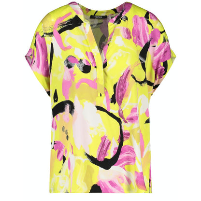 Taifun 560312 11019 4142 Fresh Lemon Pattern Blouse