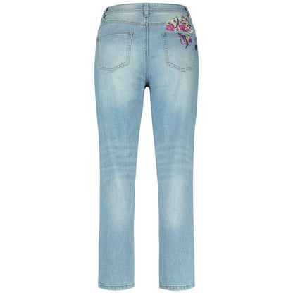 Taifun 520323 11409 8969 Light Blue Denim Cropped Jeans