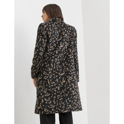 Taifun 650413 11543 1102 Black Pattern Coat