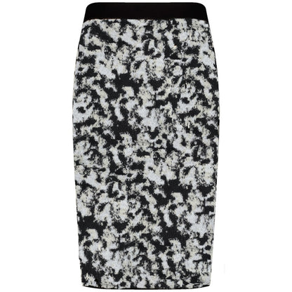 Taifun 612406 15405 9702 Off-White Pattern Skirt