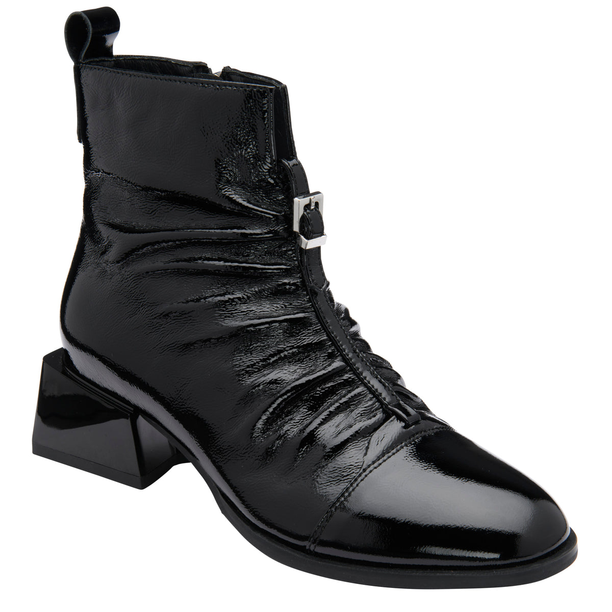 Lotus Tarni Black Patent Boots