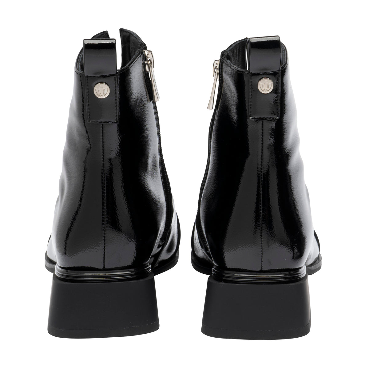 Lotus Tarni Black Patent Boots