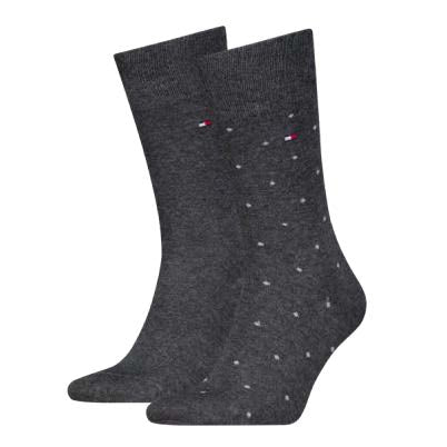 Tommy Hilfiger 701230780 004 Anthracite 2 Pack Dot Socks