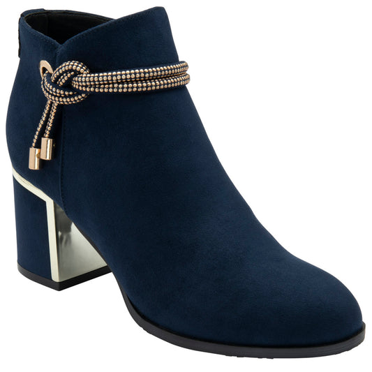 Lotus Tina Navy Ankle Boots