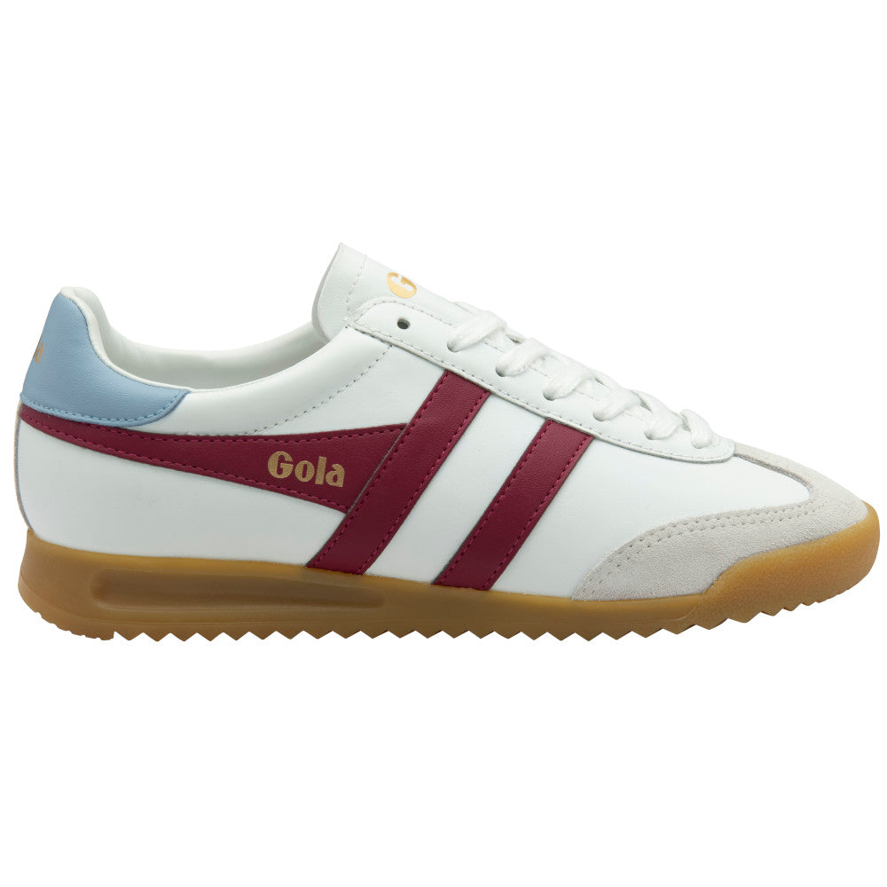 Gola Torpedo Leather White/Cerise/Air Trainers