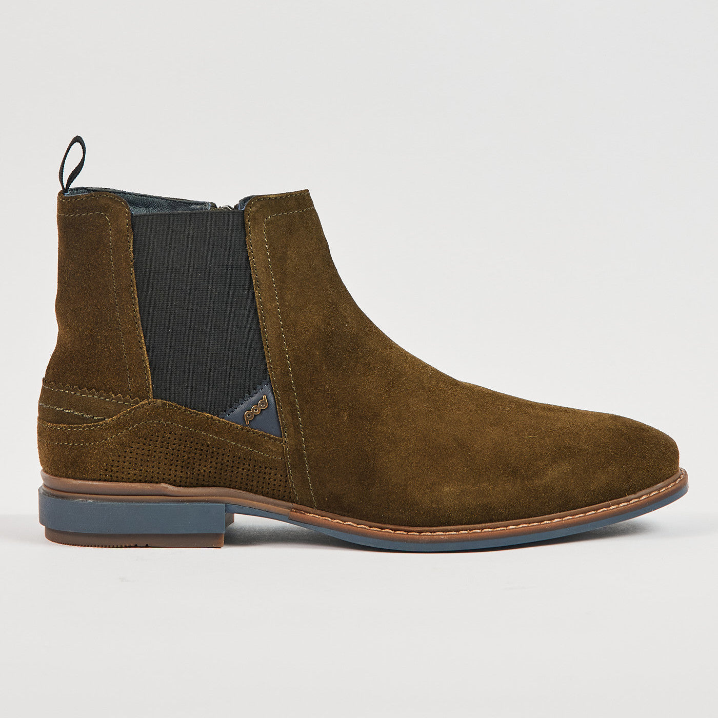 Pod Troy Olive Suede Boots
