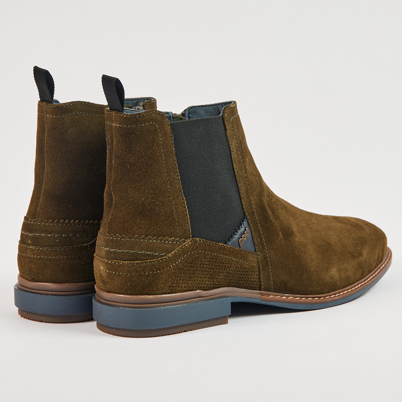Pod Troy Olive Suede Boots