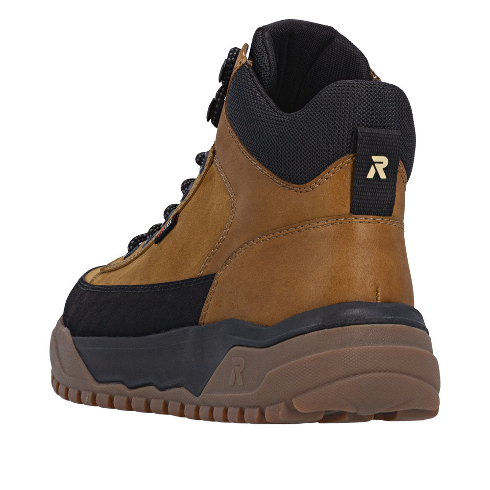 Rieker U1571-68 Black Butterscotch Boots