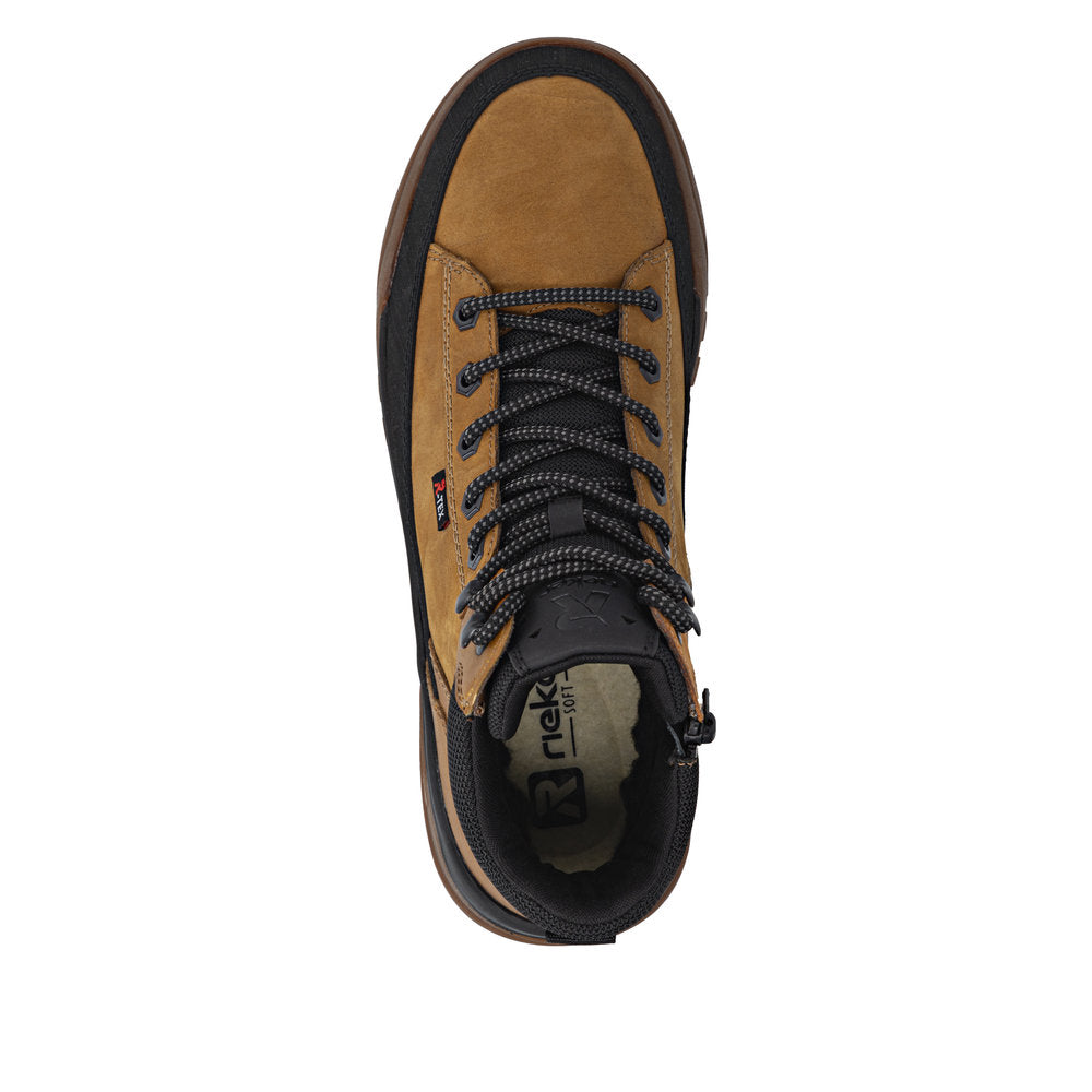 Rieker U1571-68 Black Butterscotch Boots