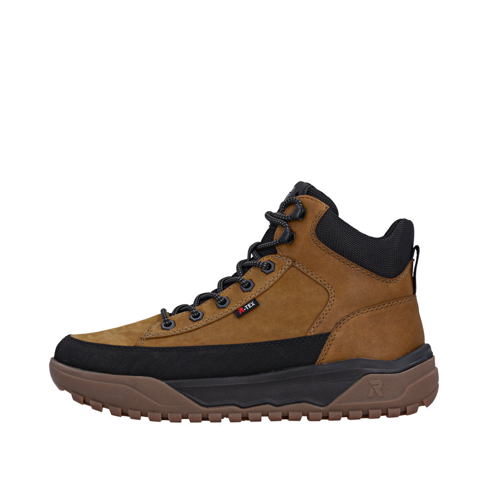 Rieker U1571-68 Black Butterscotch Boots