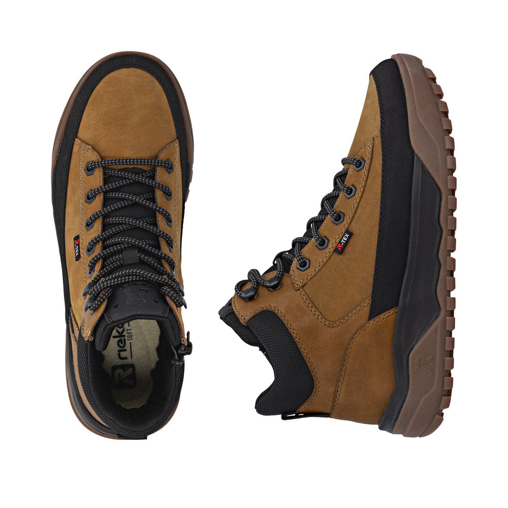 Rieker U1571-68 Black Butterscotch Boots