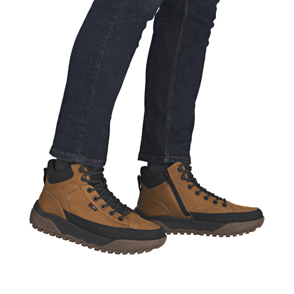 Rieker U1571-68 Black Butterscotch Boots