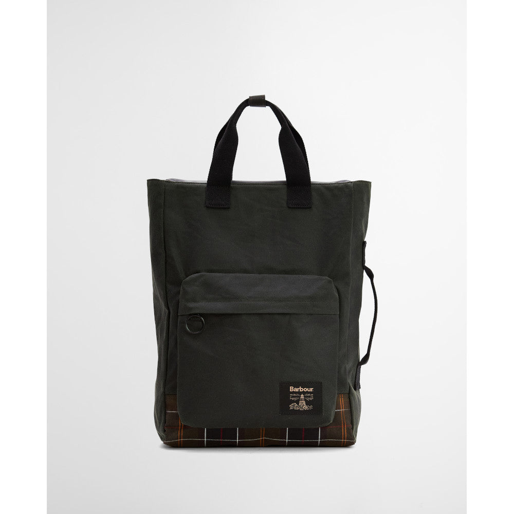 Barbour Field Sage/Classic Wax Backpack