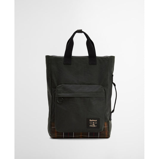 Barbour Field Sage/Classic Wax Backpack