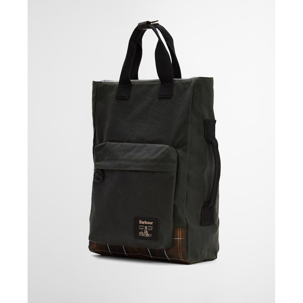 Barbour Field Sage/Classic Wax Backpack