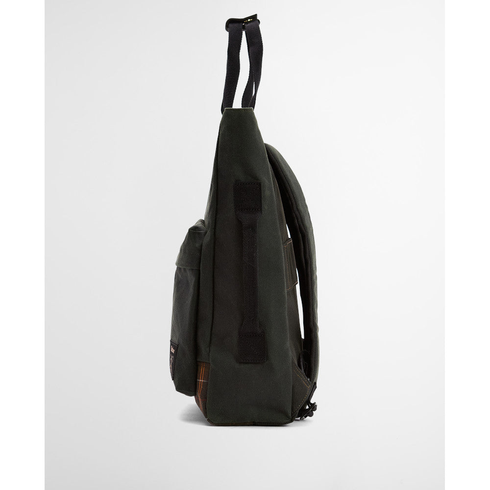 Barbour Field Sage/Classic Wax Backpack