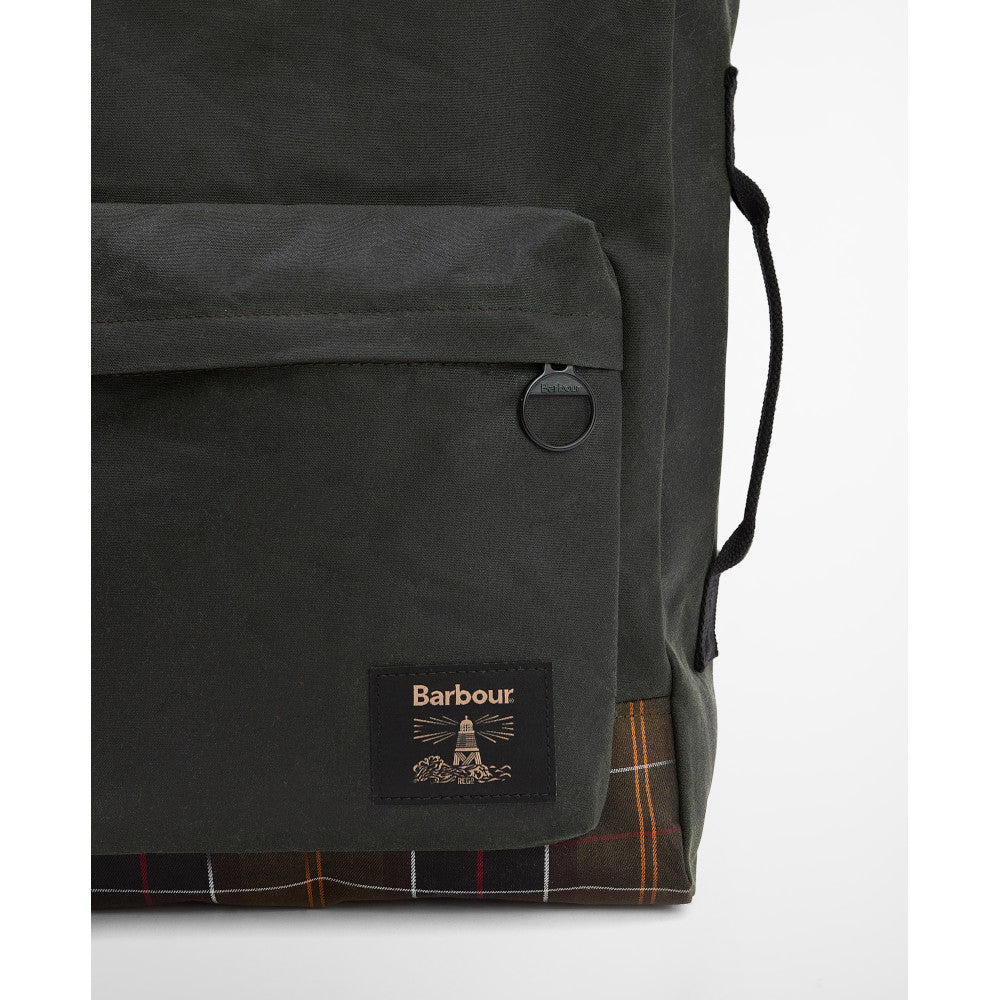Barbour Field Sage/Classic Wax Backpack