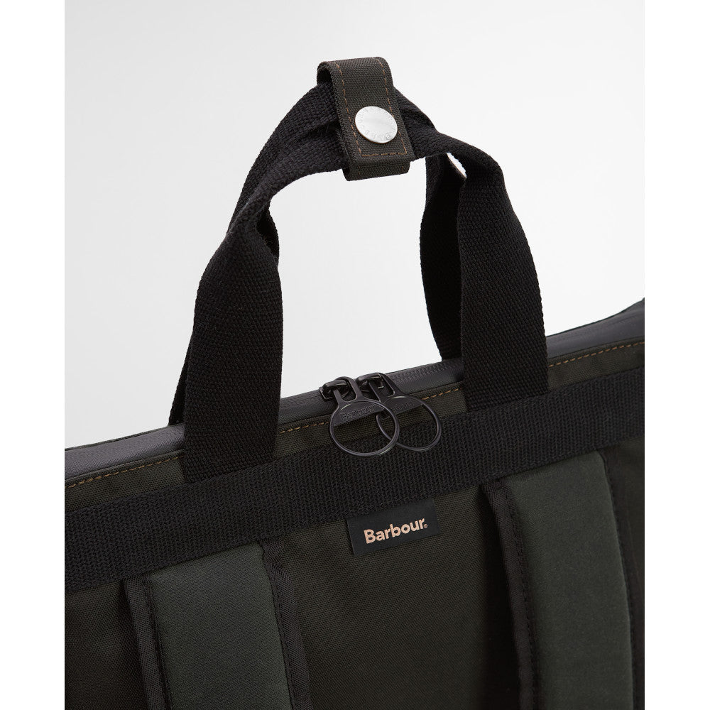 Barbour Field Sage/Classic Wax Backpack