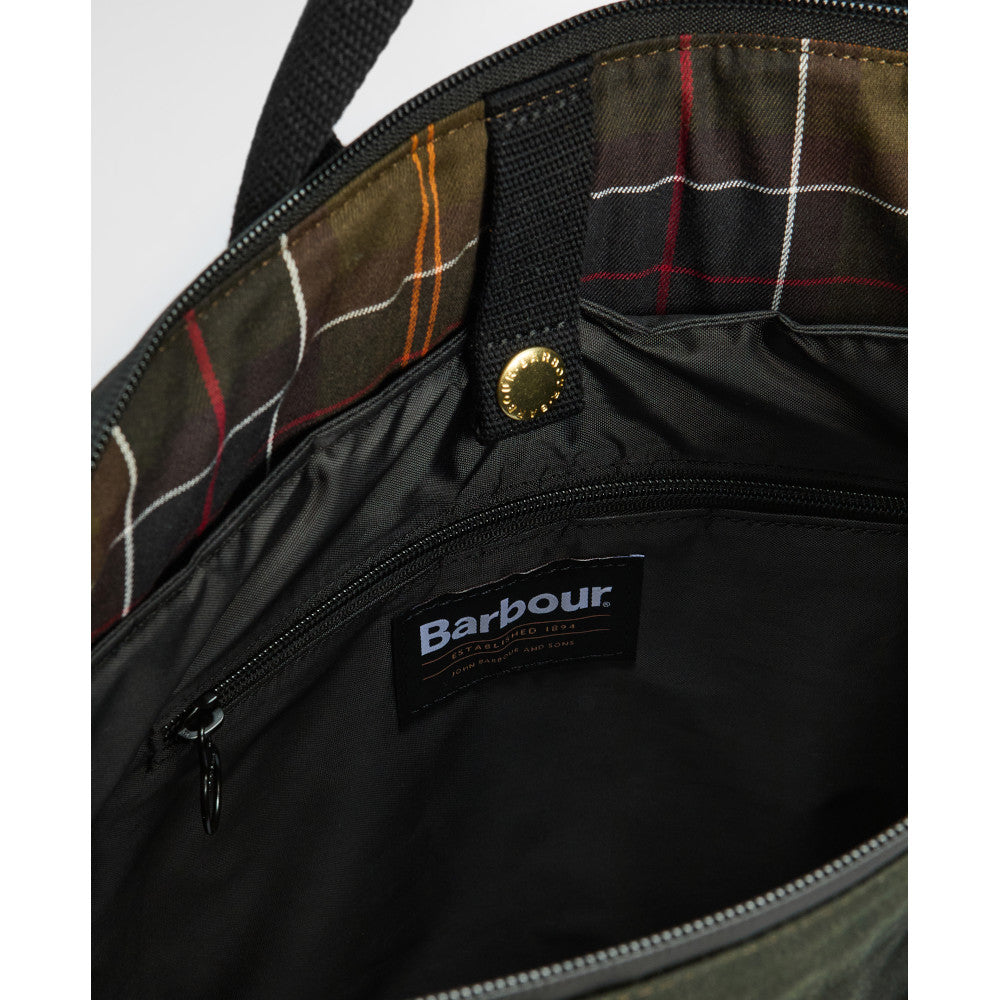 Barbour Field Sage/Classic Wax Backpack