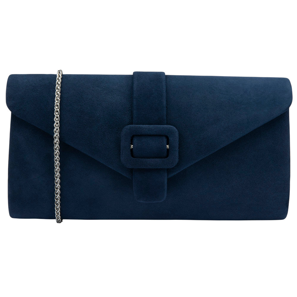 Lotus Aletta Navy Suede Handbag