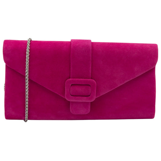 Lotus Aletta Pink Suede Handbag