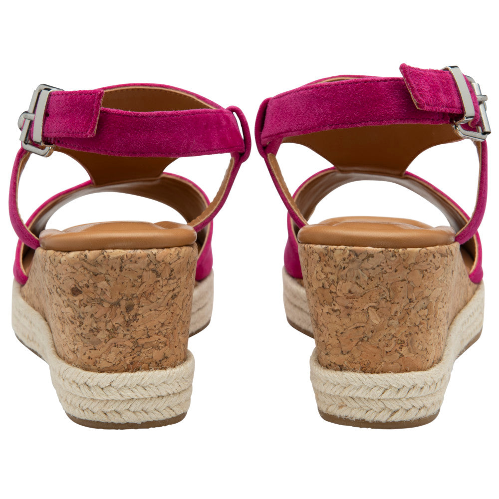 Lotus Madalene Pink Suede Sandals