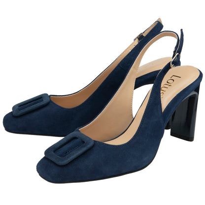 Lotus Luciana Navy Suede Shoe