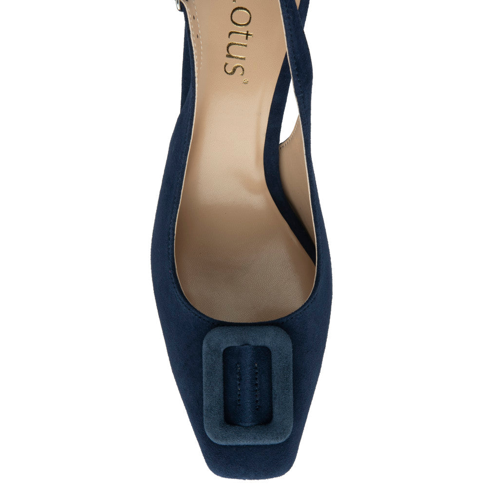 Lotus Luciana Navy Suede Shoe